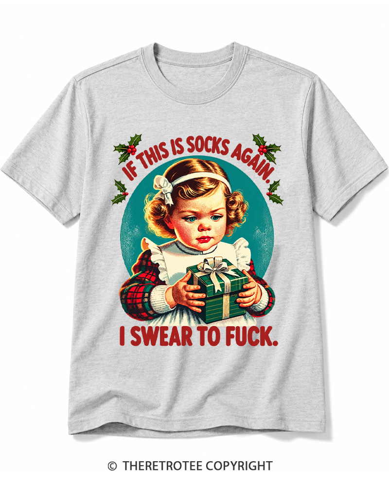 TheRetroTee If This Is Socks Again 1950s Cotton T-Shirt