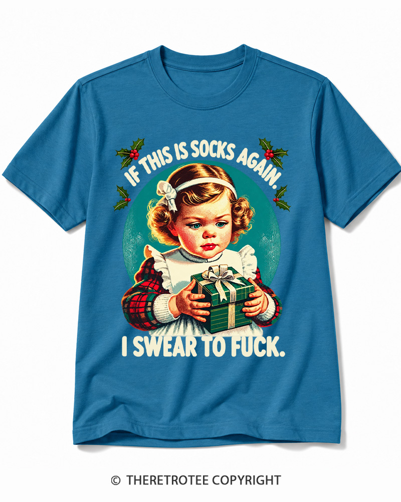 TheRetroTee If This Is Socks Again 1950s Cotton T-Shirt