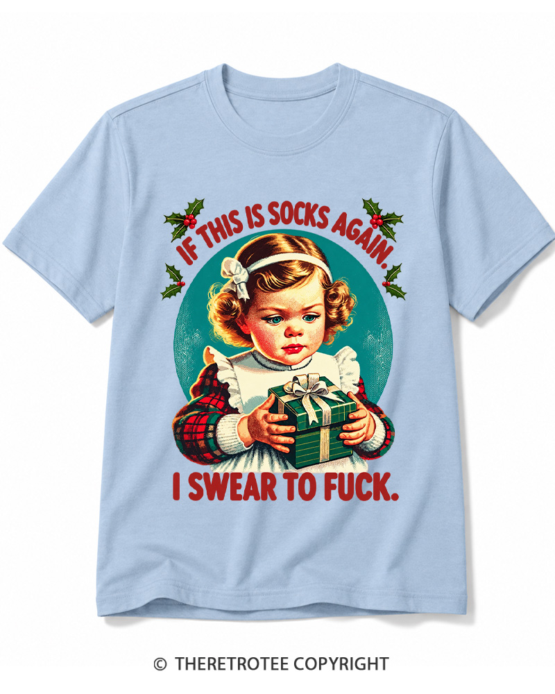TheRetroTee If This Is Socks Again 1950s Cotton T-Shirt