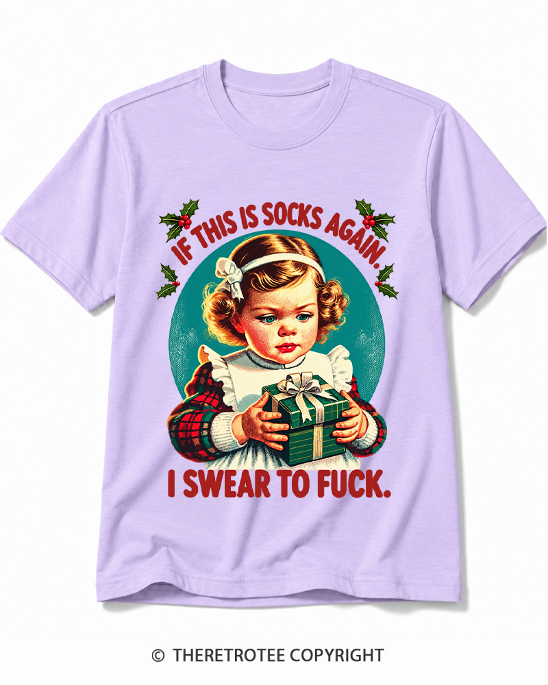 TheRetroTee If This Is Socks Again 1950s Cotton T-Shirt