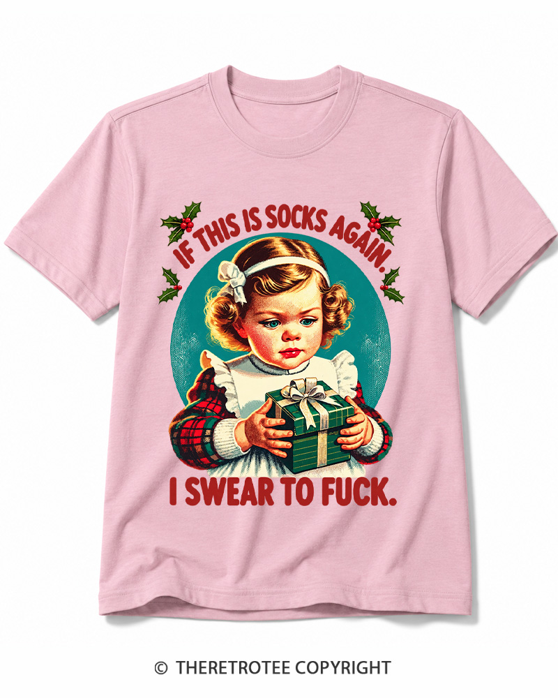 TheRetroTee If This Is Socks Again 1950s Cotton T-Shirt