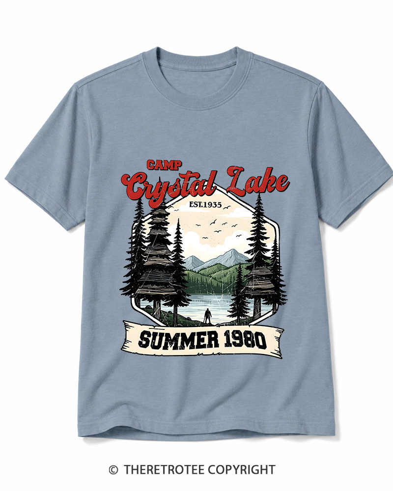 TheRetroTee Friday the 13th Jason Voorhees 1980s Cotton T-Shirt