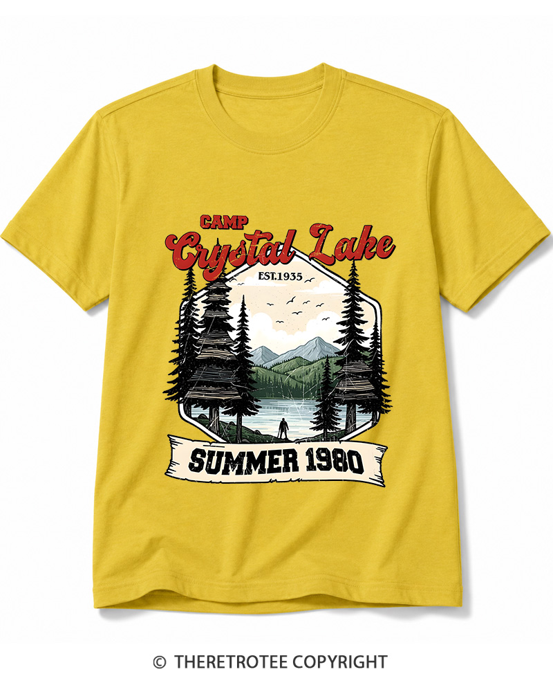 TheRetroTee Friday the 13th Jason Voorhees 1980s Cotton T-Shirt