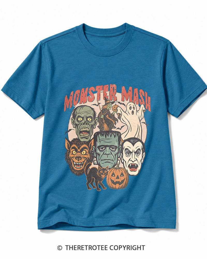 TheRetroTee Halloween Spooky Season 1970s Cotton T-Shirt