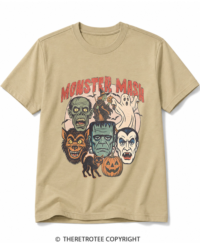 TheRetroTee Halloween Spooky Season 1970s Cotton T-Shirt