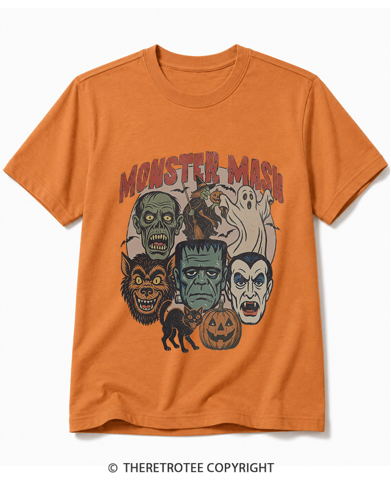 TheRetroTee Halloween Spooky Season 1970s Cotton T-Shirt