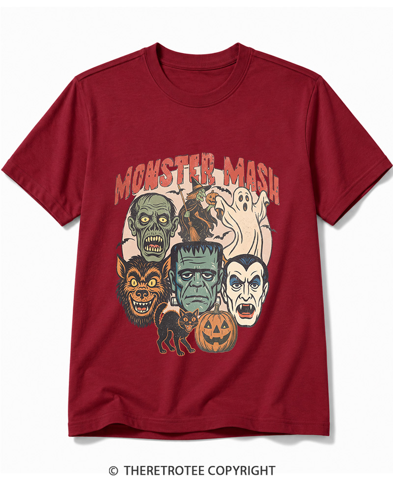 TheRetroTee Halloween Spooky Season 1970s Cotton T-Shirt