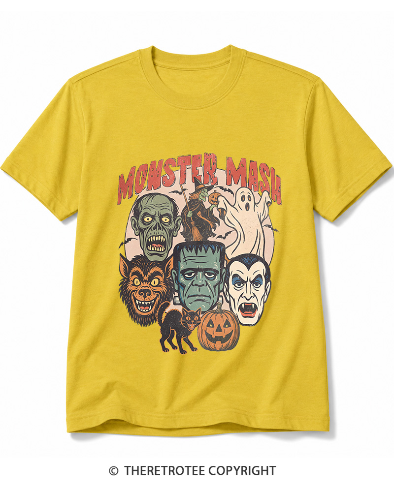 TheRetroTee Halloween Spooky Season 1970s Cotton T-Shirt