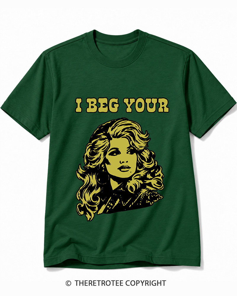 TheRetroTee I Beg Your 1970s Cotton T-Shirt