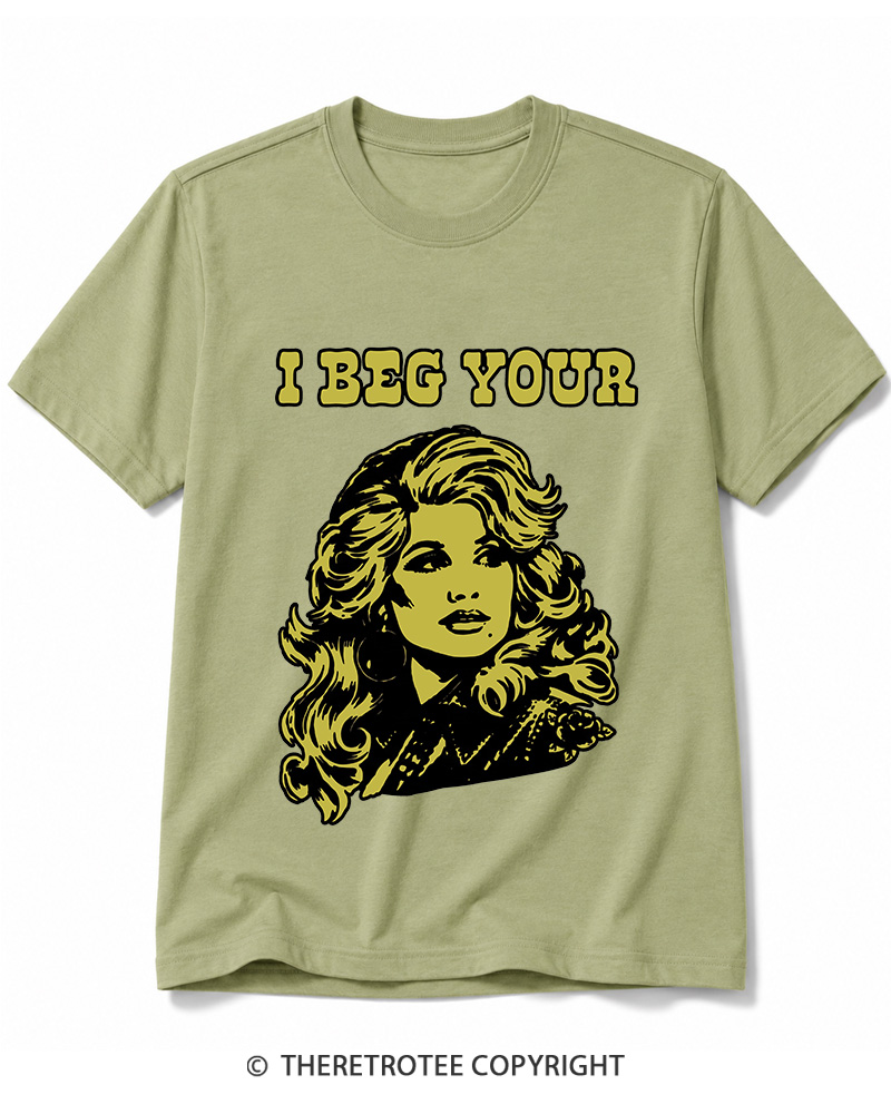 TheRetroTee I Beg Your 1970s Cotton T-Shirt