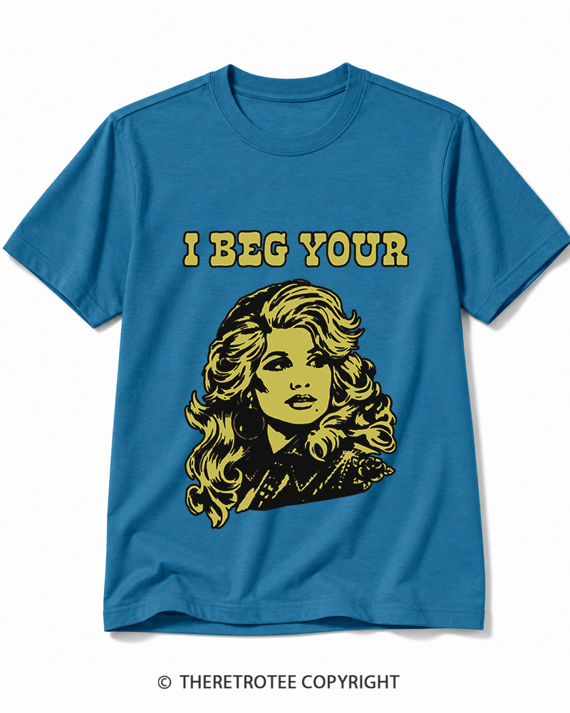 TheRetroTee I Beg Your 1970s Cotton T-Shirt