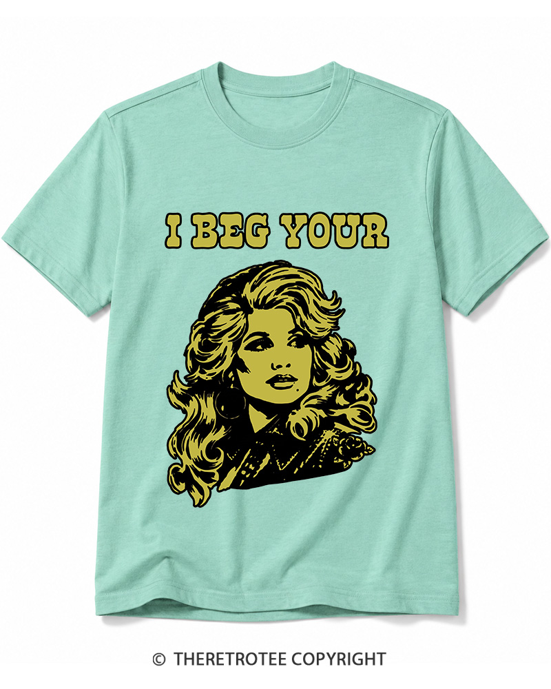TheRetroTee I Beg Your 1970s Cotton T-Shirt