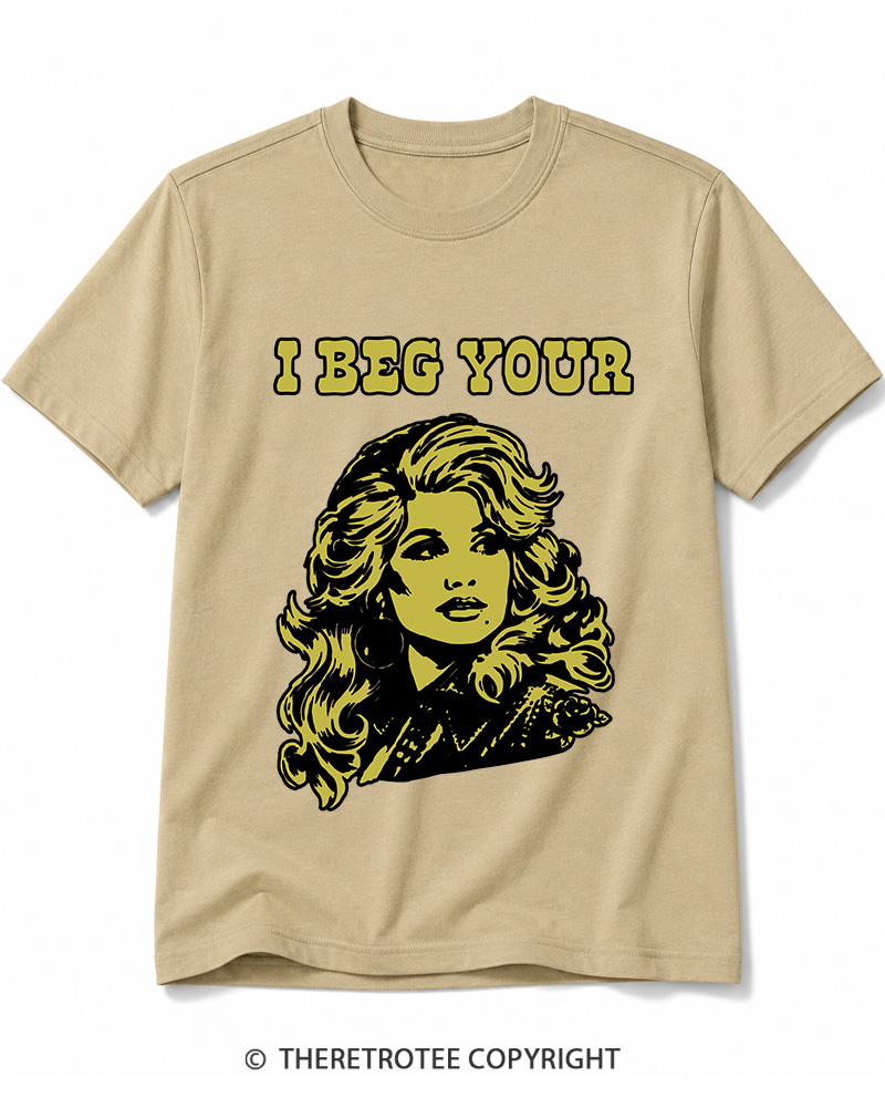 TheRetroTee I Beg Your 1970s Cotton T-Shirt