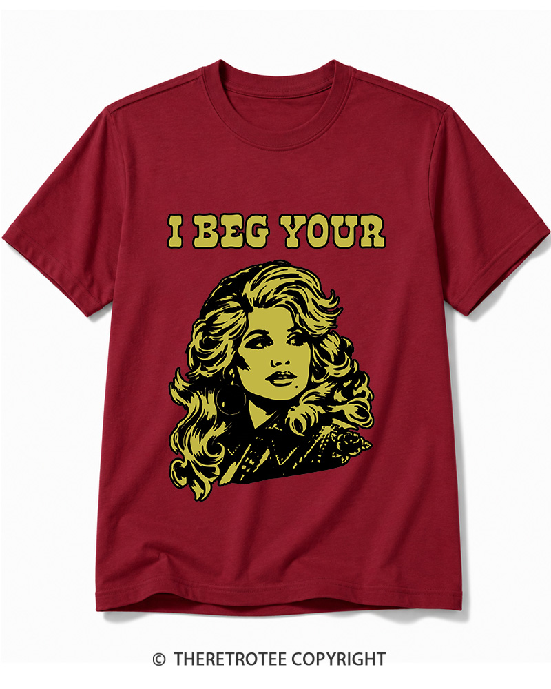 TheRetroTee I Beg Your 1970s Cotton T-Shirt