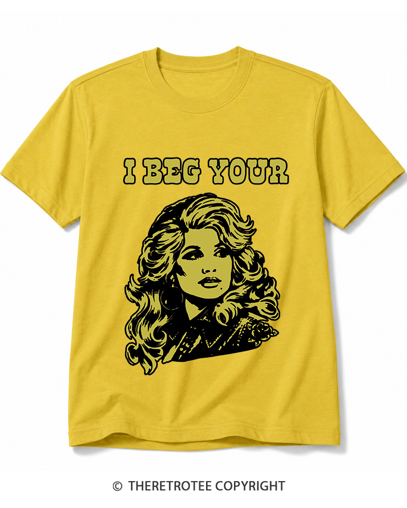 TheRetroTee I Beg Your 1970s Cotton T-Shirt