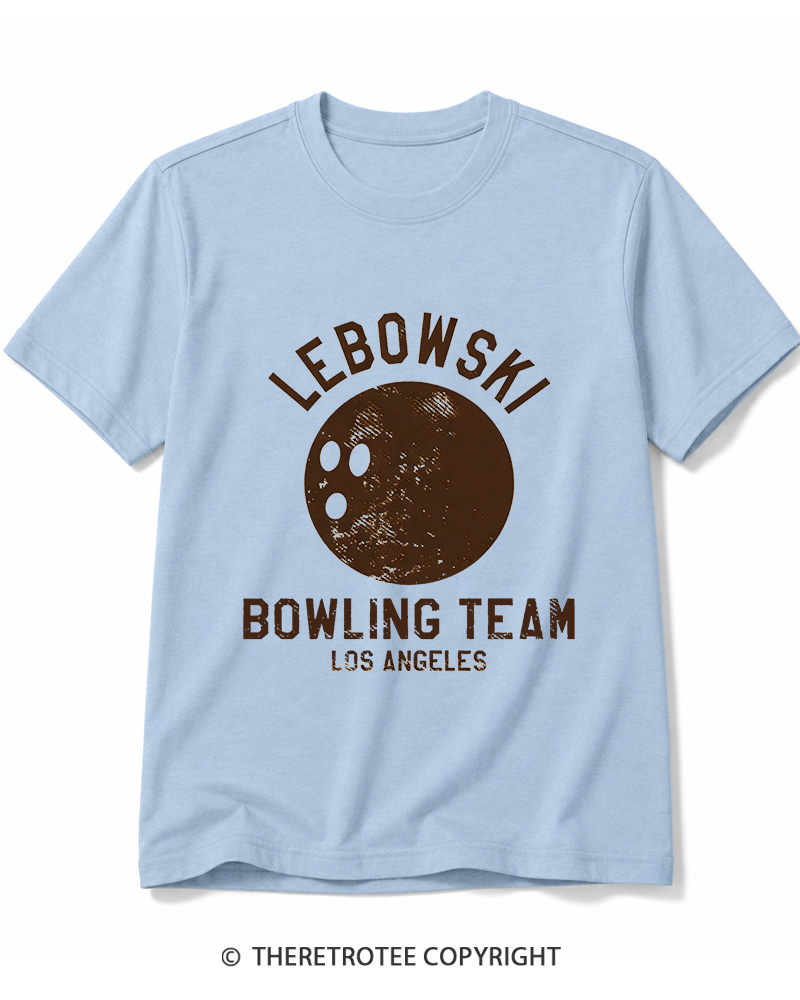 TheRetroTee Lebowski Bowling Team Los Angeles 1980 Cotton T-Shirt