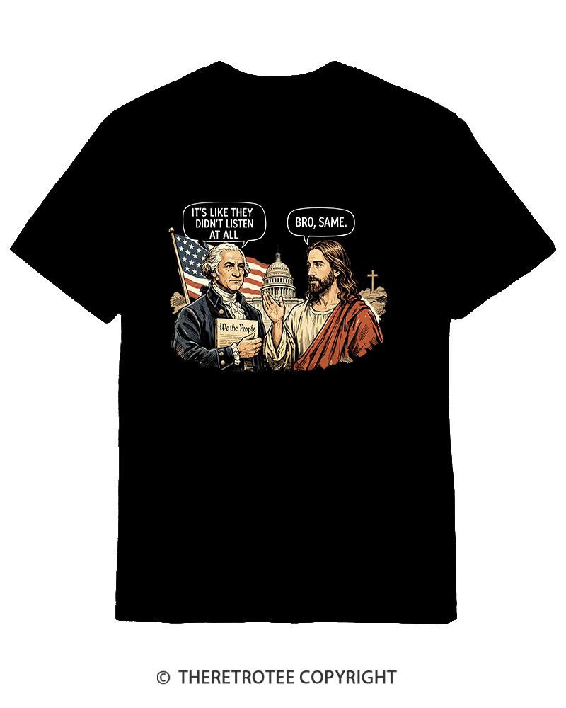 TheRetroTee It’s Like They Didn’T Listen At All Cotton T-Shirt