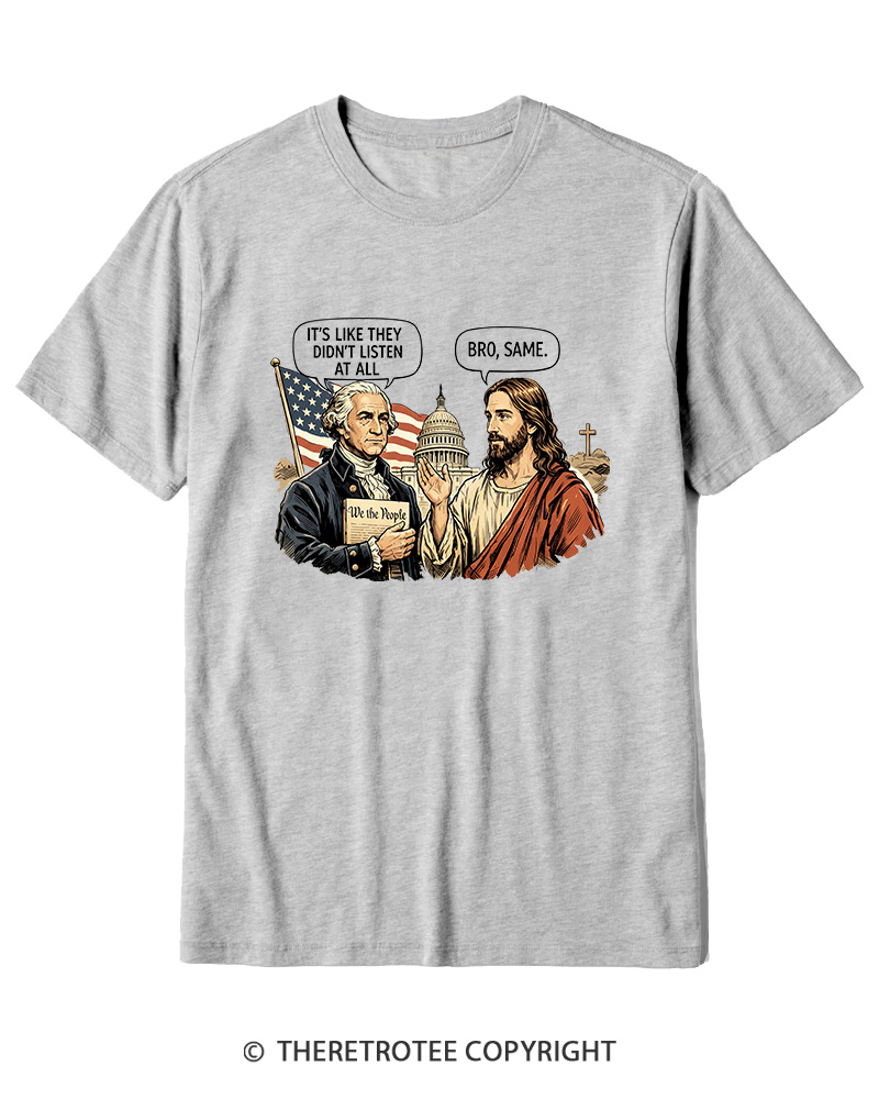 TheRetroTee It’s Like They Didn’T Listen At All Cotton T-Shirt