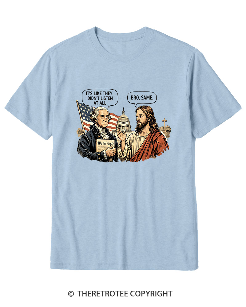 TheRetroTee It’s Like They Didn’T Listen At All Cotton T-Shirt