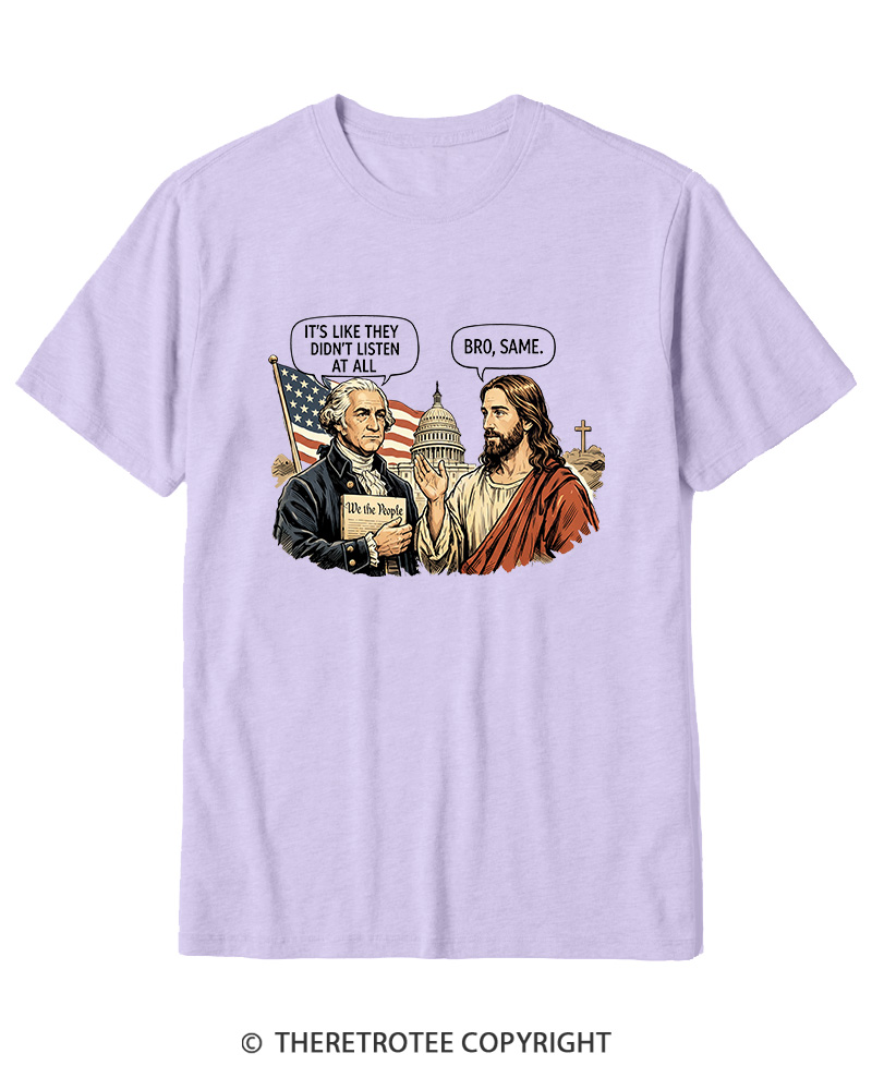 TheRetroTee It’s Like They Didn’T Listen At All Cotton T-Shirt