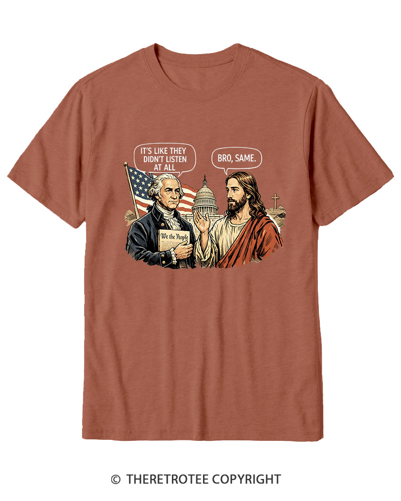 TheRetroTee It’s Like They Didn’T Listen At All Cotton T-Shirt
