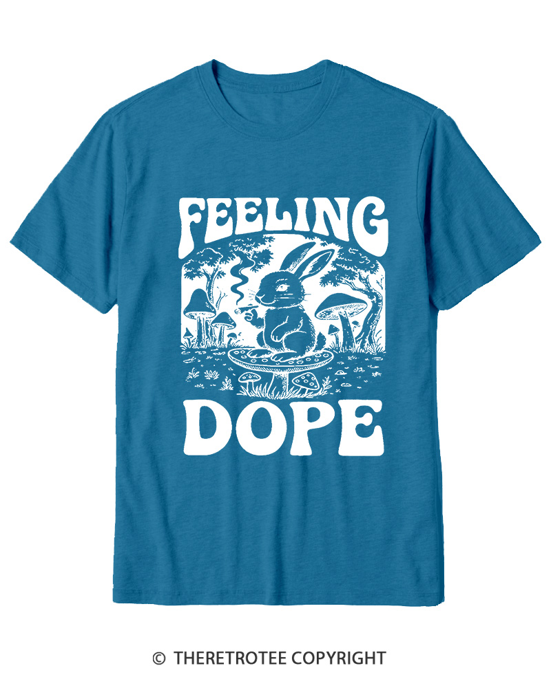 TheRetroTee Feeling Dope Cottagecore 1960s Cotton T-Shirt