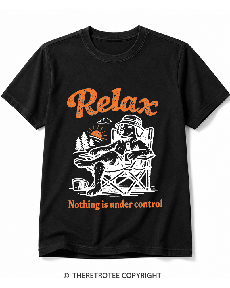 TheRetroTee Nothing Is Under Control 1970s Cotton T-Shirt