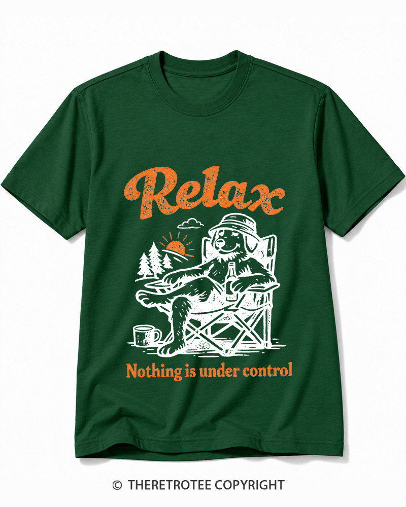 TheRetroTee Nothing Is Under Control 1970s Cotton T-Shirt