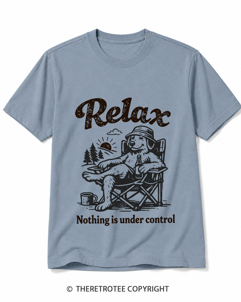 TheRetroTee Nothing Is Under Control 1970s Cotton T-Shirt