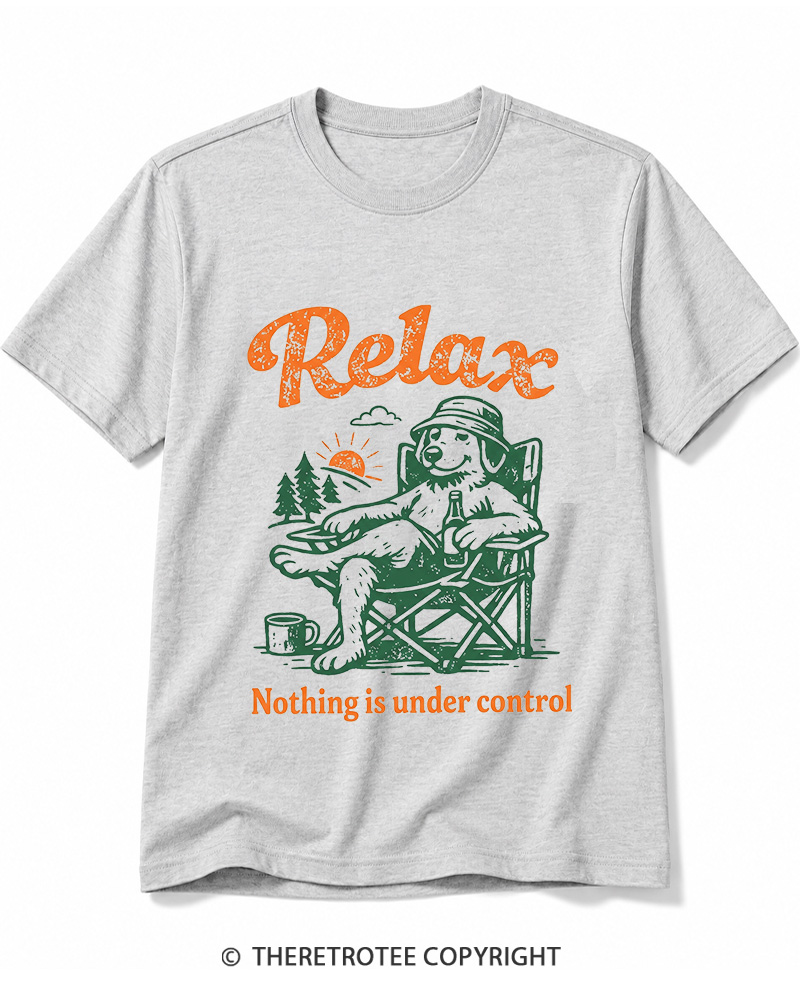 TheRetroTee Nothing Is Under Control 1970s Cotton T-Shirt