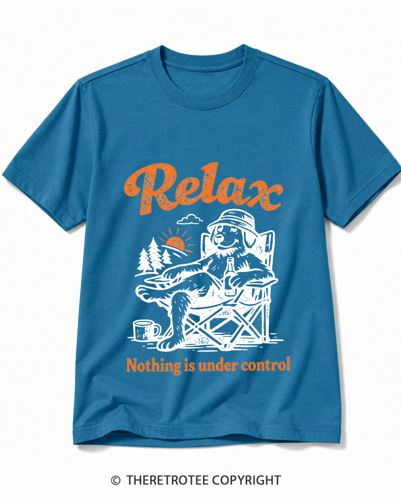 TheRetroTee Nothing Is Under Control 1970s Cotton T-Shirt