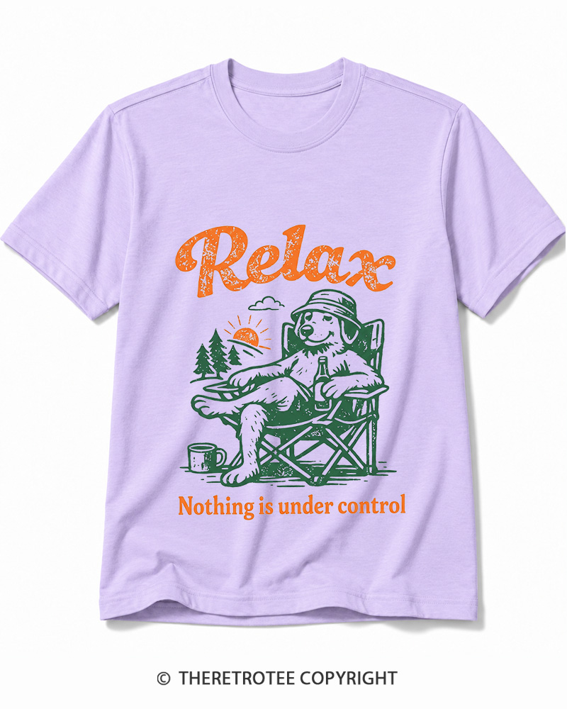TheRetroTee Nothing Is Under Control 1970s Cotton T-Shirt