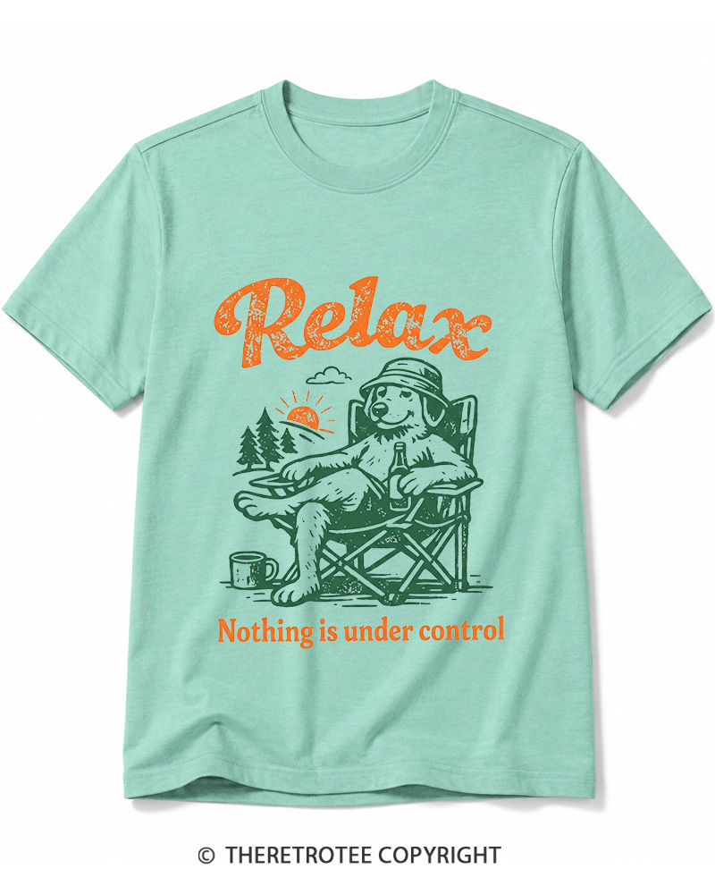 TheRetroTee Nothing Is Under Control 1970s Cotton T-Shirt