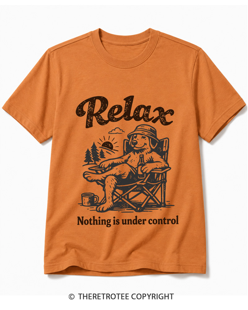 TheRetroTee Nothing Is Under Control 1970s Cotton T-Shirt