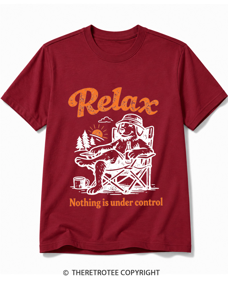 TheRetroTee Nothing Is Under Control 1970s Cotton T-Shirt