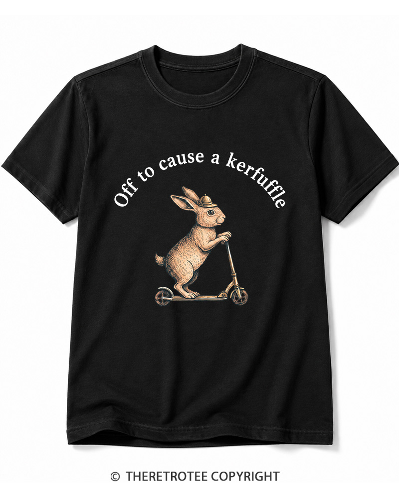 TheRetroTee Off To Cause A Kerfuffle 1950s Cotton T-Shirt