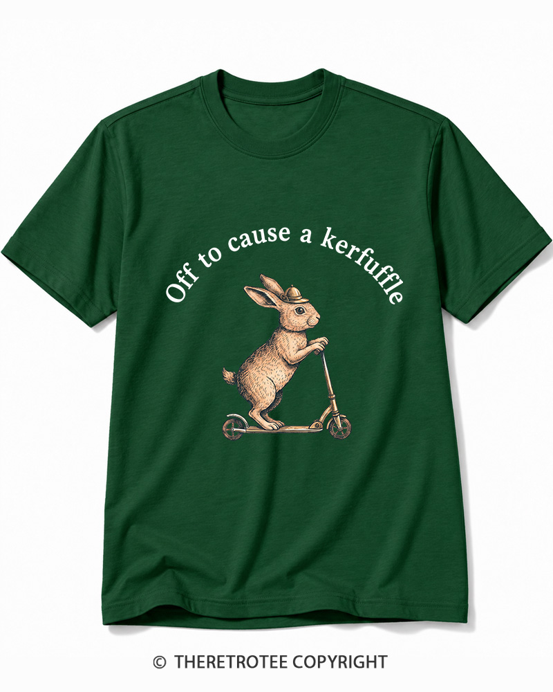 TheRetroTee Off To Cause A Kerfuffle 1950s Cotton T-Shirt