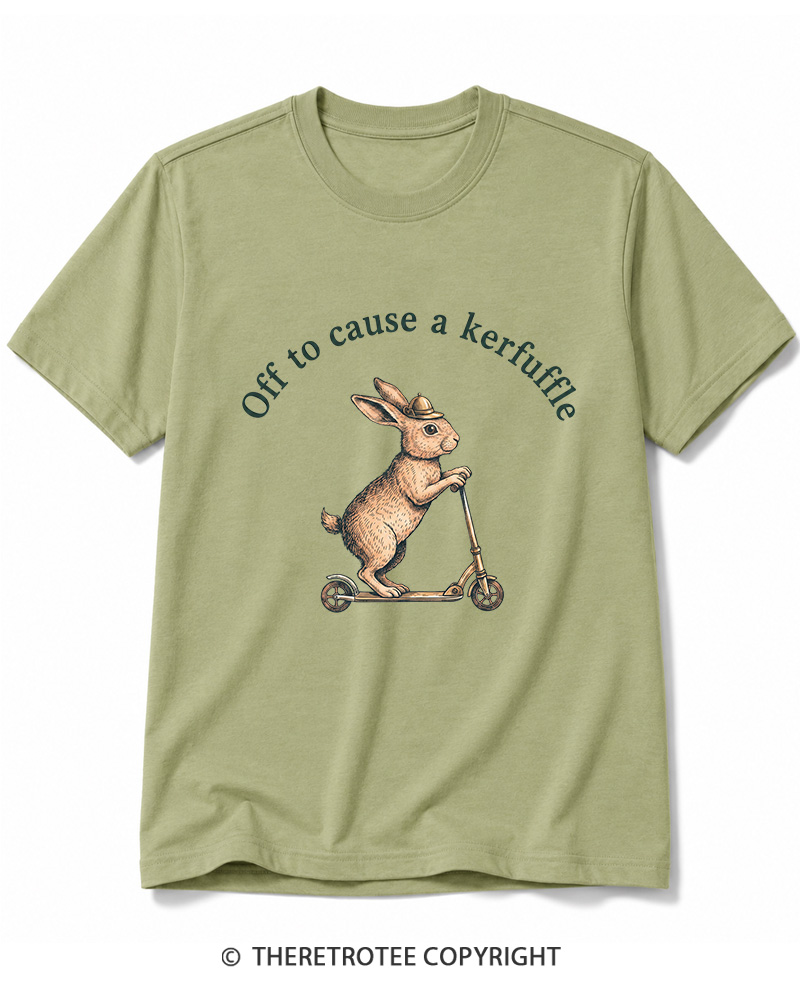TheRetroTee Off To Cause A Kerfuffle 1950s Cotton T-Shirt