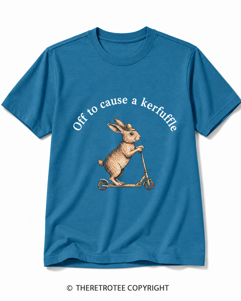 TheRetroTee Off To Cause A Kerfuffle 1950s Cotton T-Shirt