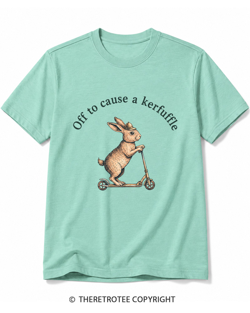TheRetroTee Off To Cause A Kerfuffle 1950s Cotton T-Shirt