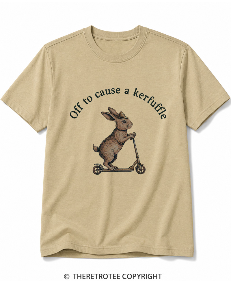 TheRetroTee Off To Cause A Kerfuffle 1950s Cotton T-Shirt