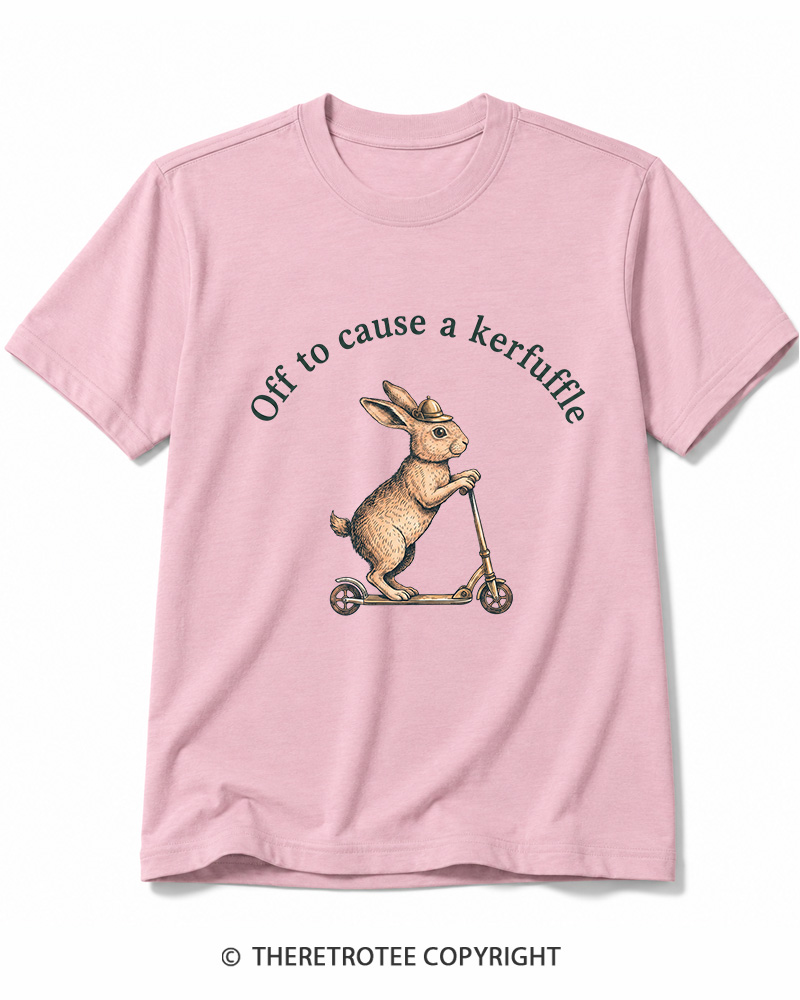 TheRetroTee Off To Cause A Kerfuffle 1950s Cotton T-Shirt