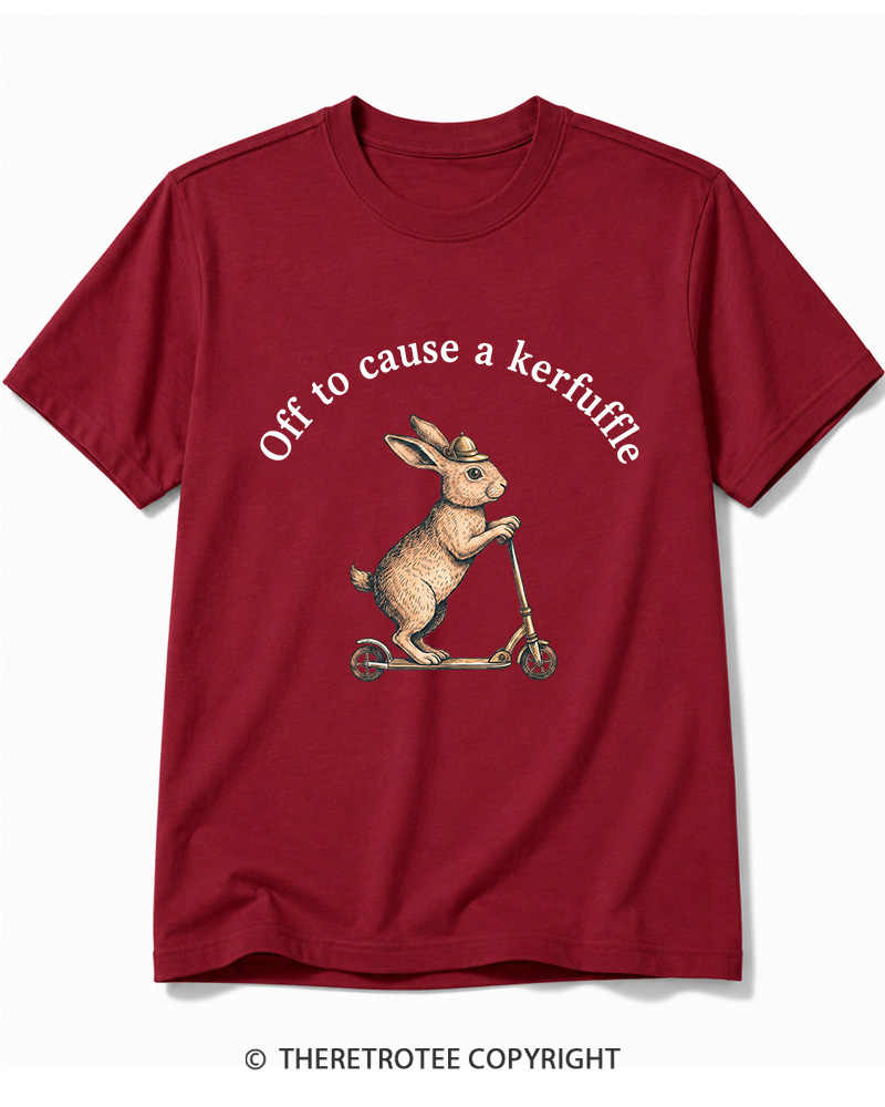 TheRetroTee Off To Cause A Kerfuffle 1950s Cotton T-Shirt