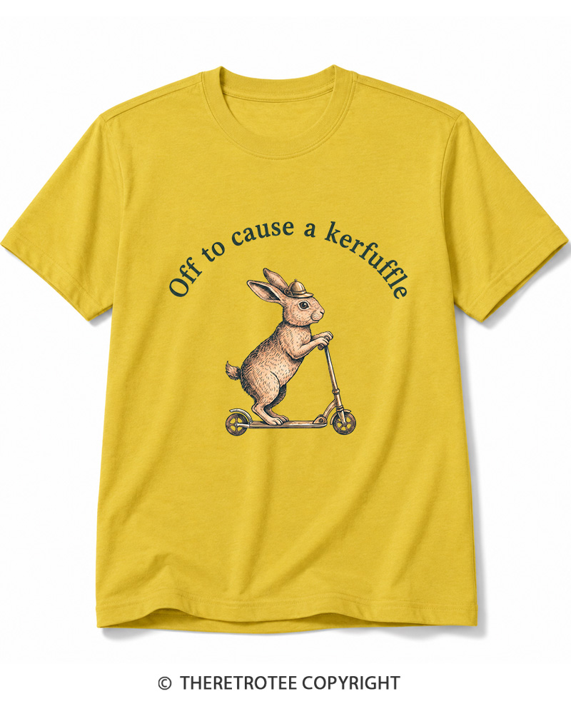 TheRetroTee Off To Cause A Kerfuffle 1950s Cotton T-Shirt