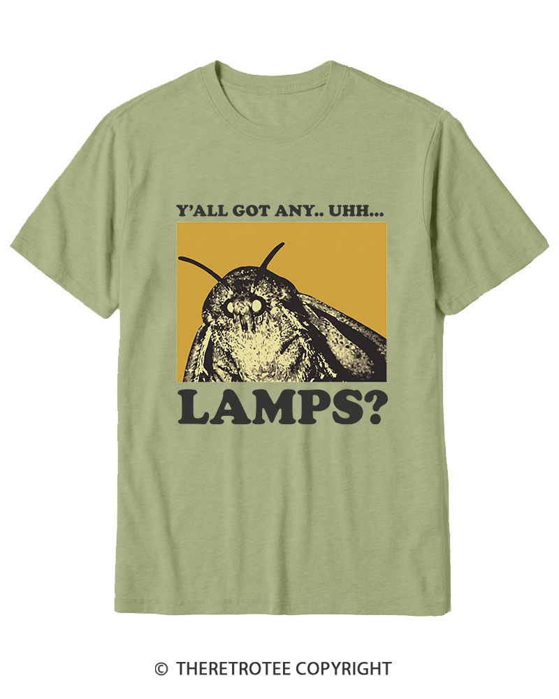 TheRetroTee Y'all Got Any Uhh... Lamps 1980s Cotton T-Shirt