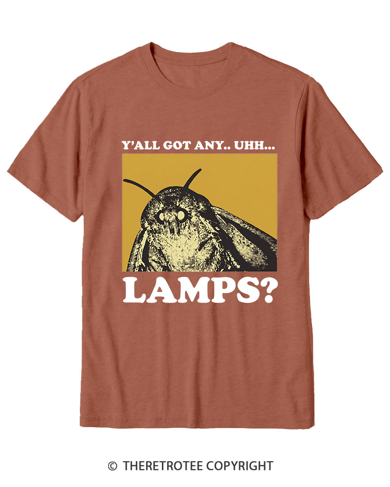 TheRetroTee Y'all Got Any Uhh... Lamps 1980s Cotton T-Shirt