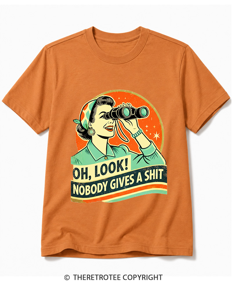TheRetroTee Oh,Look! Nobody Gives A 1950s Cotton T-Shirt