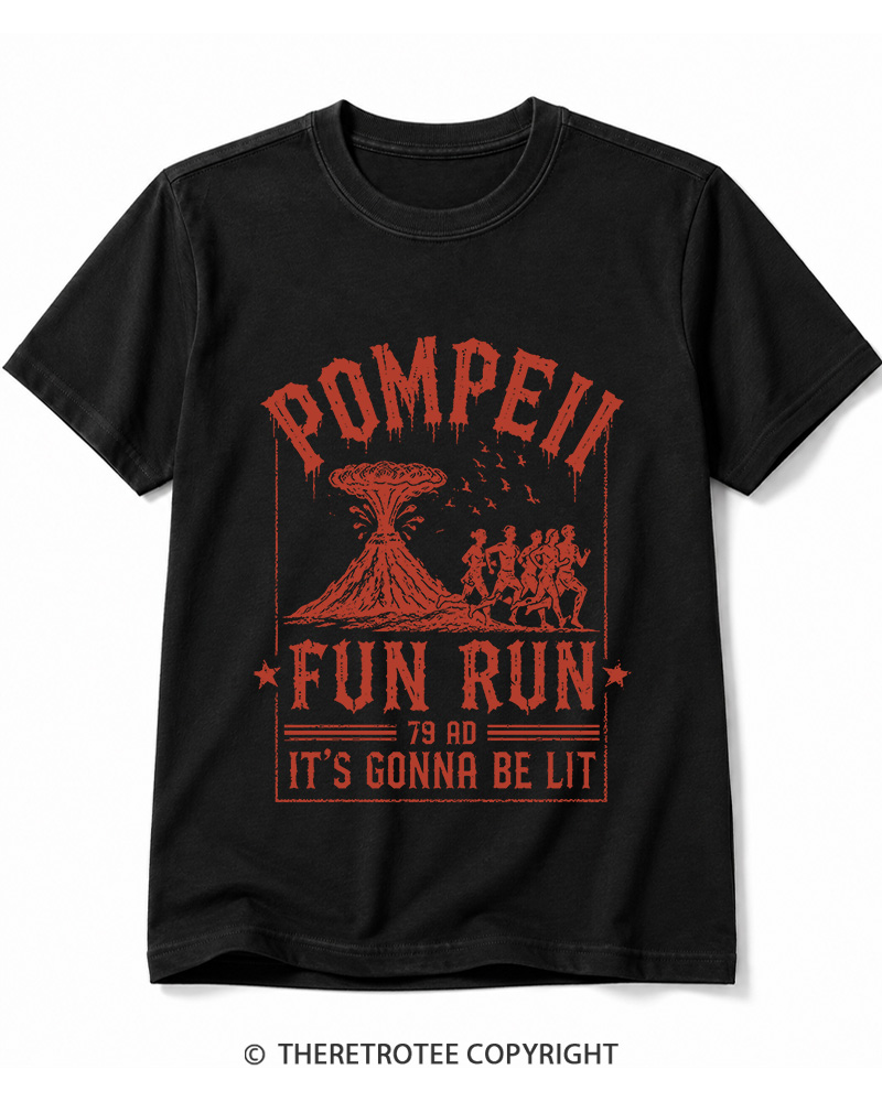 TheRetroTee Pompeii Fun Run 1660s Cotton T-Shirt