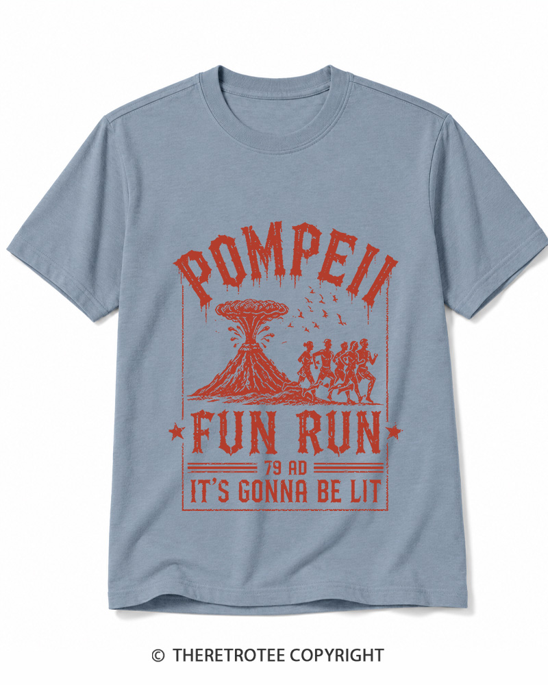 TheRetroTee Pompeii Fun Run 1660s Cotton T-Shirt