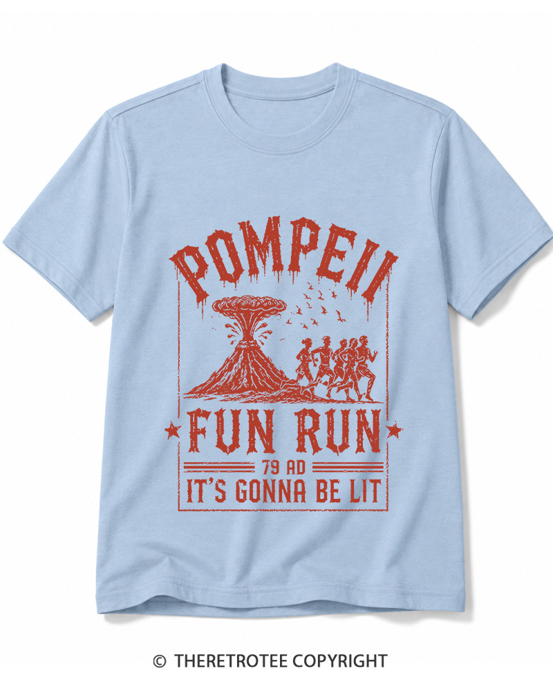TheRetroTee Pompeii Fun Run 1660s Cotton T-Shirt